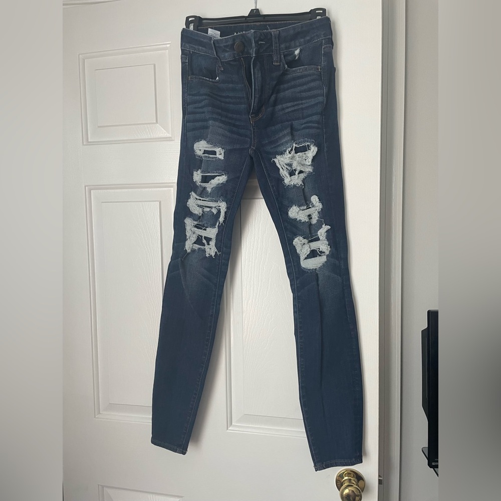 American eagle 360° next level stretch Hi rise jegging
